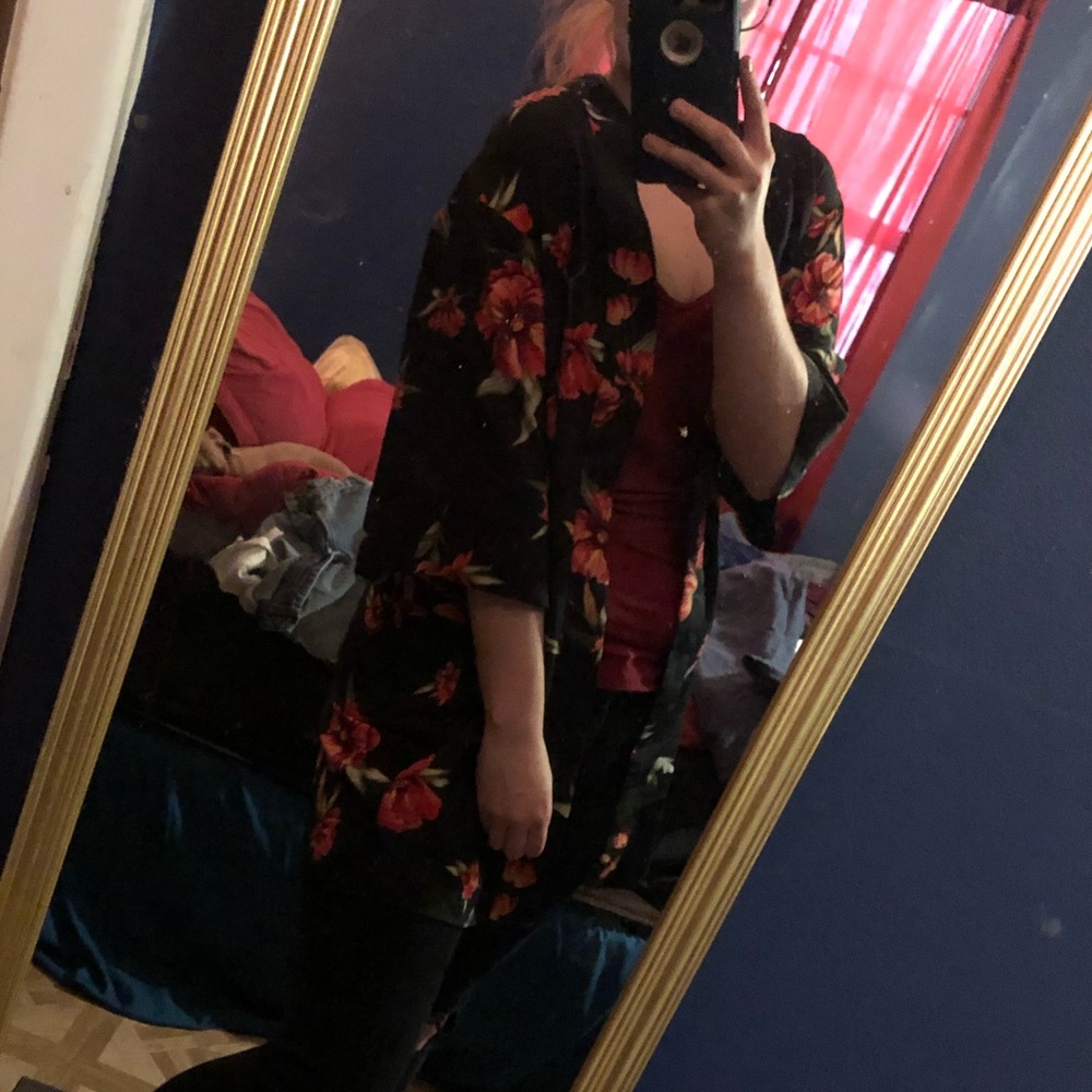 Flowered kimono